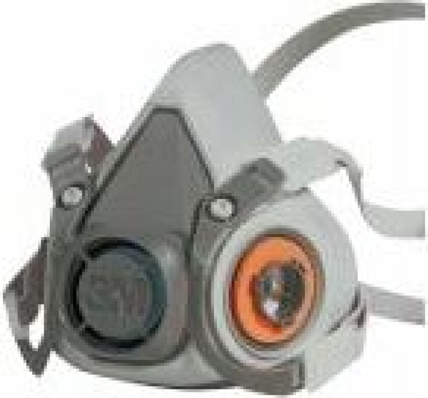 6200 Reusable Half Face Mask - Respirator - grå