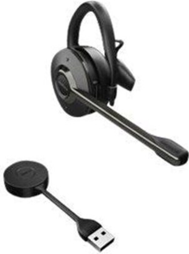 Engage 55 Uc Convertible Hodesett Usb-a Optimert For Uc Mono Svart