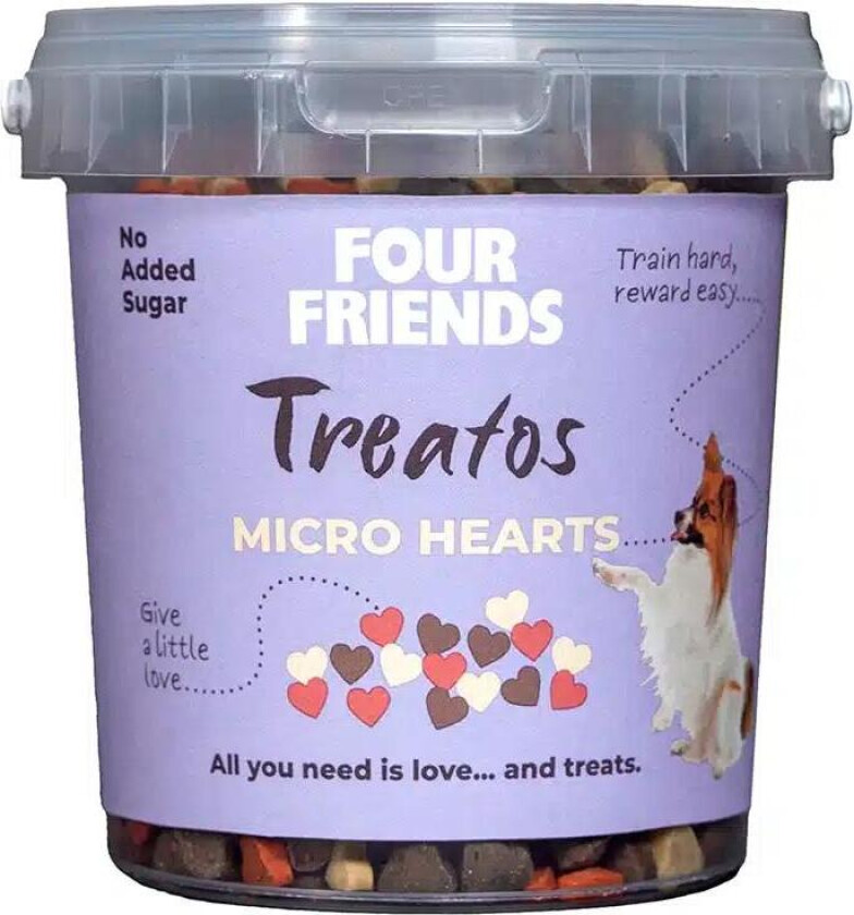 Four Friends Treatos Miniature Hearts 500 g