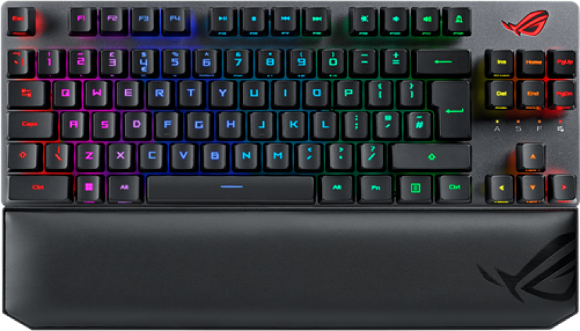 Asus Rog Strix Scope Rx Tkl Wireless Deluxe Rgb Tastatur [Optical Rx Red]