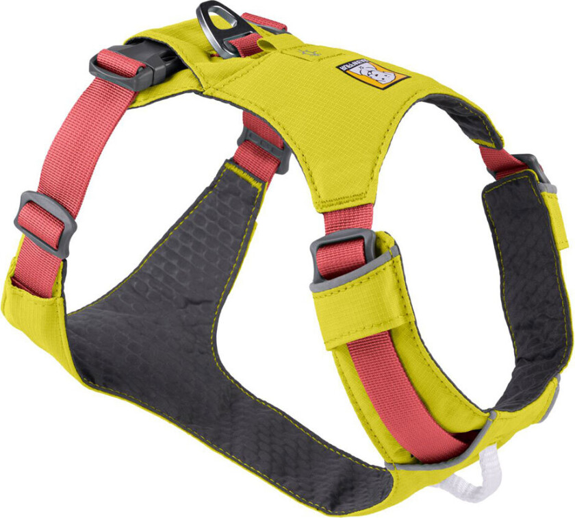 Hi & Light Harness Lichen Green Sele til hund L/XL