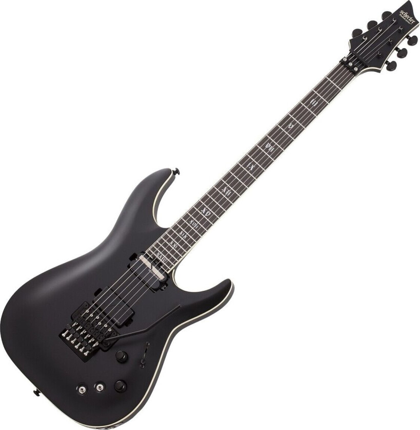 Schecter C-1 FR S SLS Evil Twin Satin Black