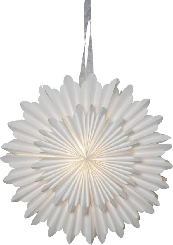 Crystal adventsstjerne Ø 55 cm Hvit