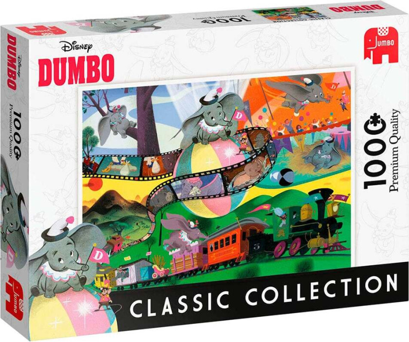 Puzzle - Disney: Classic Collection Dumbo (1000 pcs)