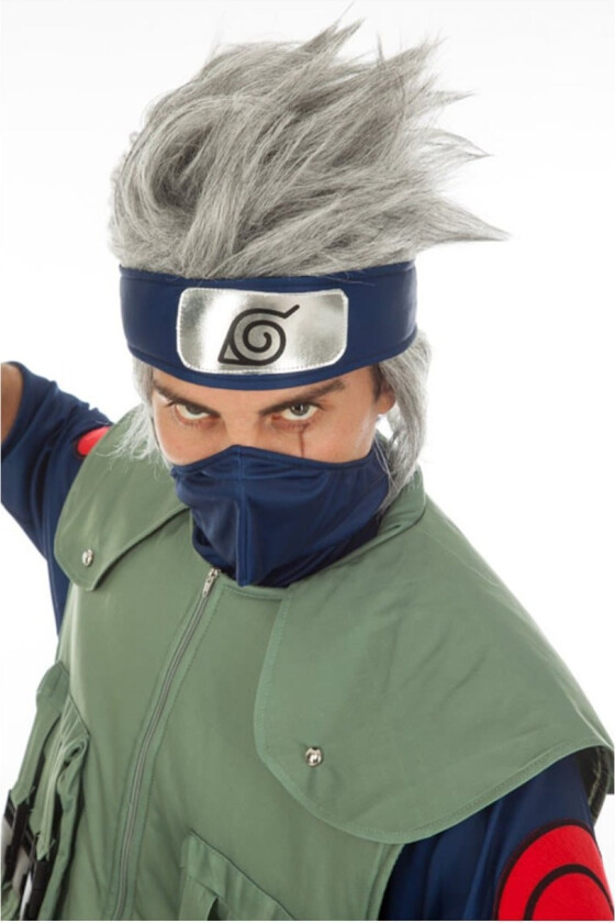 Kakashi Hatake Naruto™ parykk for voksne.Size-One size