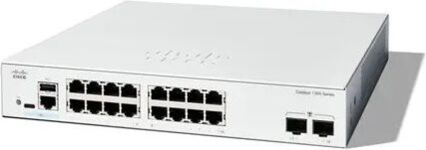 Catalyst C1300 Managed 16x1gbe 2xgbe Sfp Switch