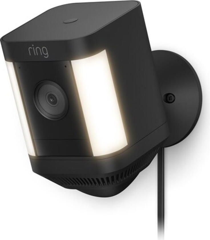 Spotlight Cam Plus Plug-In Overvåkingskamera Svart