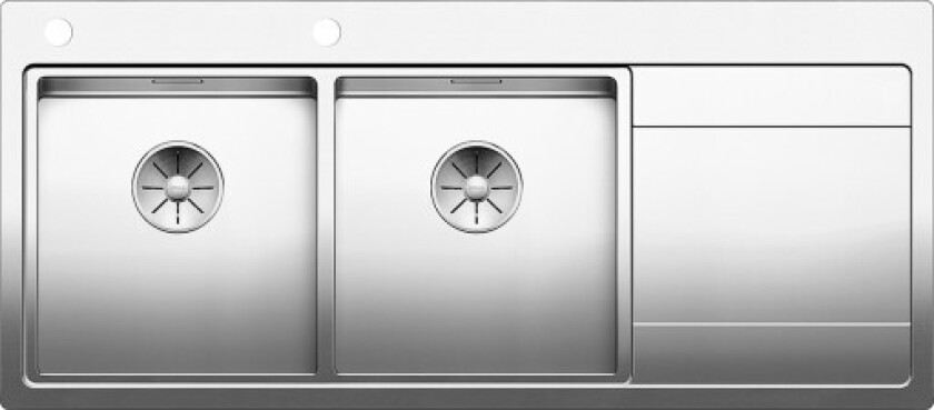 Bilde av Divon II 8 S-IF kjøkkenvask, 116x51 cm, rustfritt stål