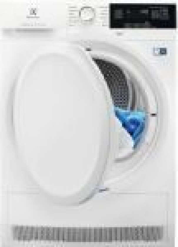 EW8H628N1, Frittstående, Frontmatet, Varme pumpe, Hvit, Rotasjon, Venstre