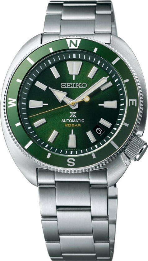 Prospex Tortoise SRPH15K1 - Automatisk - Sølv - Herreklokker - Rustfritt stål - ledd m/pin - Safir