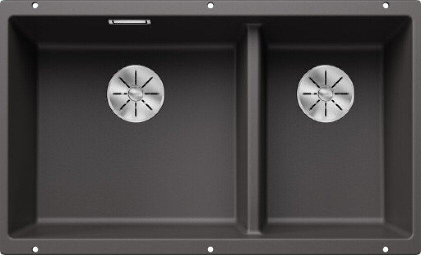 Subline 430/270-U UXI kjøkkenvask, 75,5x46 cm, klippegrå