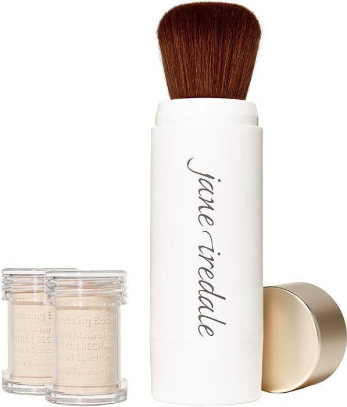 Amazing Base Refillable Brush Ivory 2x Refills
