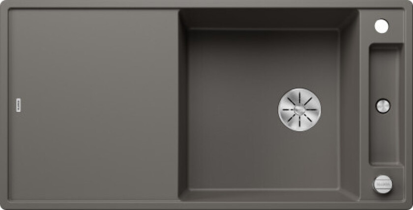 Axia III XL6S MXI kjøkkenvask, 100x51cm, grå