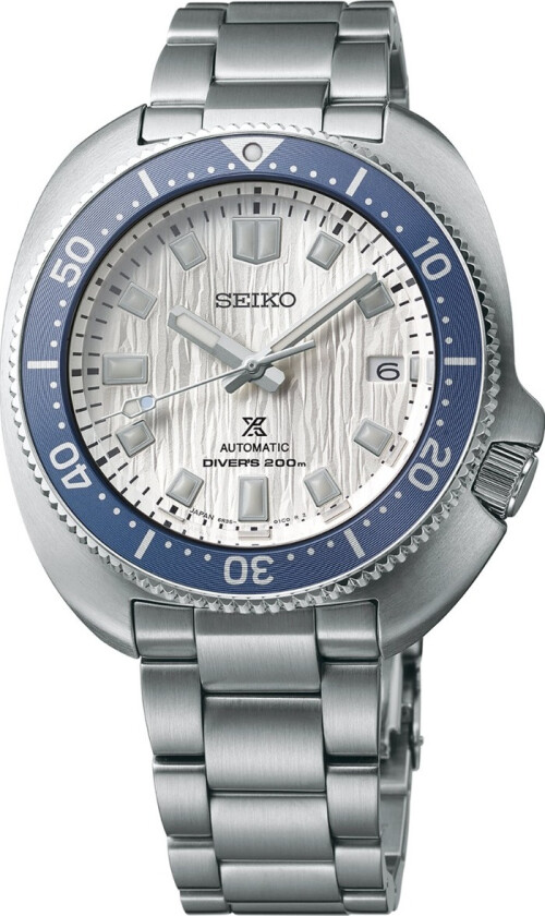Prospex Glacier Save The Ocean Special Edition 200m Automatic Diver SPB301J1 - Automatisk - Sølv - Herreklokker - Rustfritt stål - ledd...