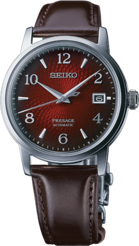 Presage Cocktail Time Negroni Automatic SRPE41J1 - Automatisk - Sølv - Herreklokker - Skinn - Mineral