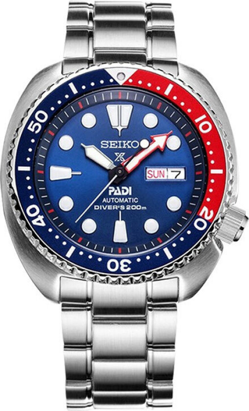 Prospex PADI Special Edition 200m Automatic Diver SRPE99K1 - Automatisk - Sølv - Herreklokker - Rustfritt stål - ledd m/pin - Mineral