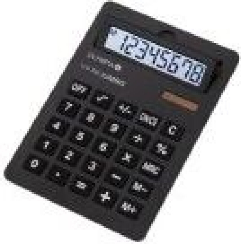 LCD 908 Jumbo - Skrivebordskalkulator - 8 sifre - solpanel, batteri
