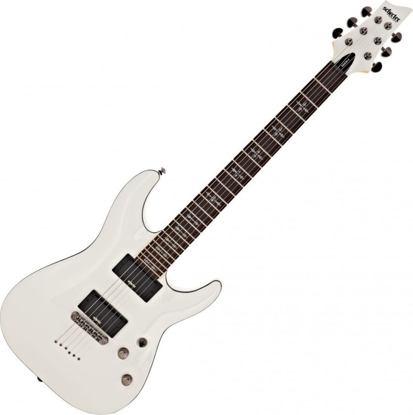 Schecter Demon-6 Vintage White