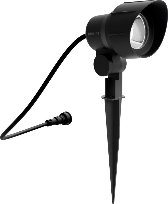 GardenLink Hagespot 12V 6W 2700K IP44, sort