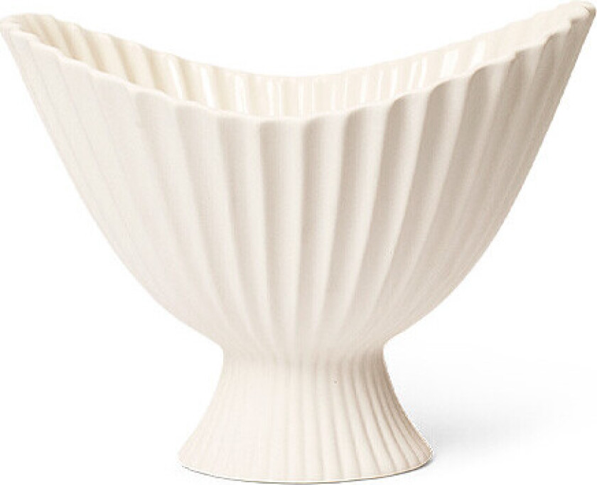 Fountain skål 28 cm Off-white