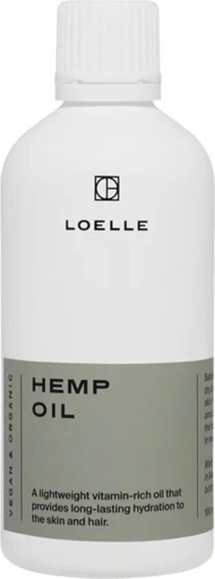 Hemp Seed Oil, 100 ml  Ansiktsolje