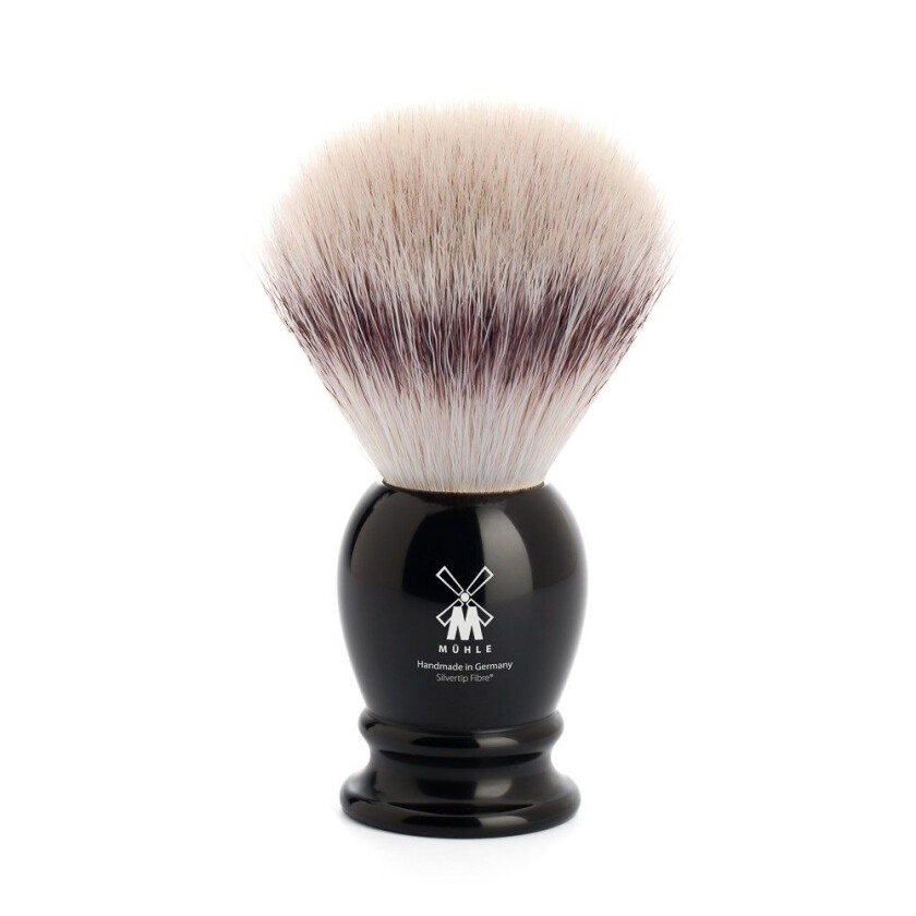 Bilde av Mühle Syntetisk Barberkost Classic Resin Black Silvertip Fibre-L