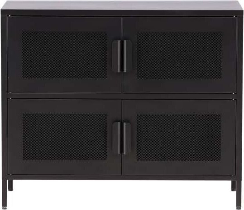 Nett skjenk 4 dører svart.