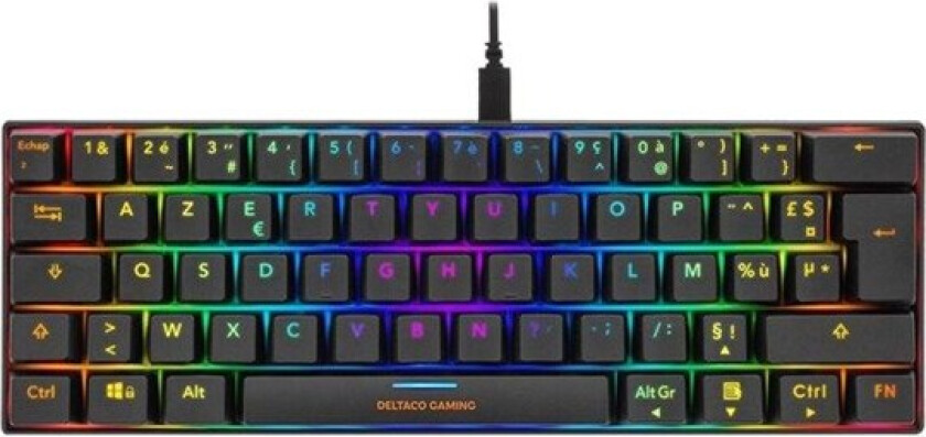 GAMING GAM-075 - Tastatur - Fransk - Svart