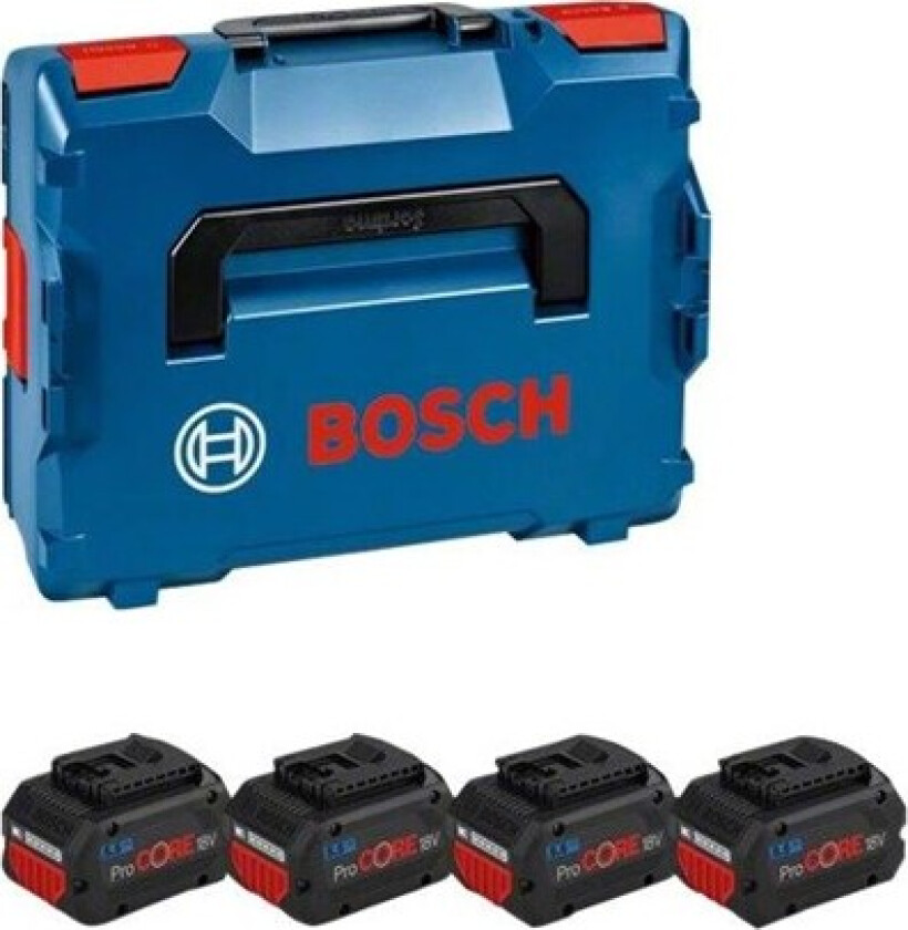 Bilde av Bosch ProCORE batteripakke 18 V med 4x5,5 Ah, L-Boxx