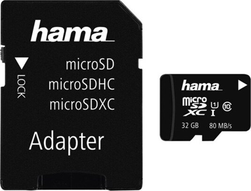 - flash memory card - 32 GB - microSDHC UHS-I