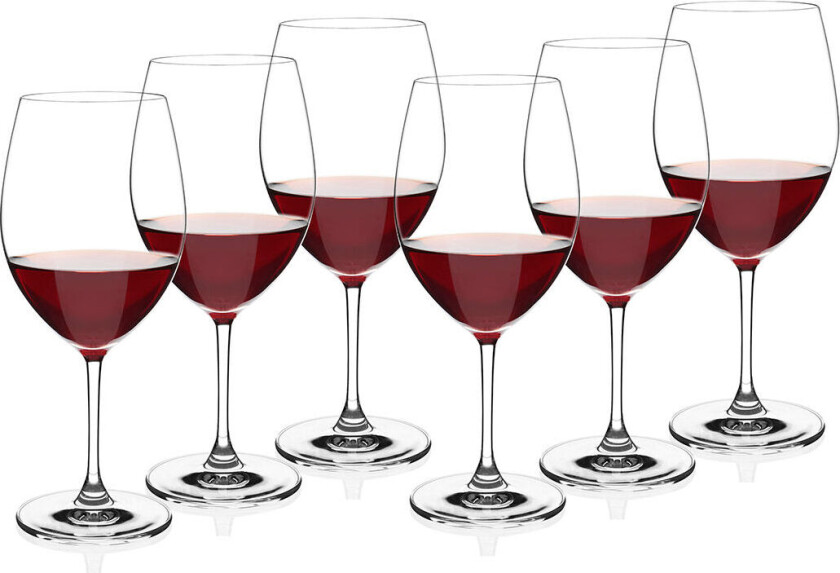 Modern House - Sontell Rødvinsglass 6-Pk