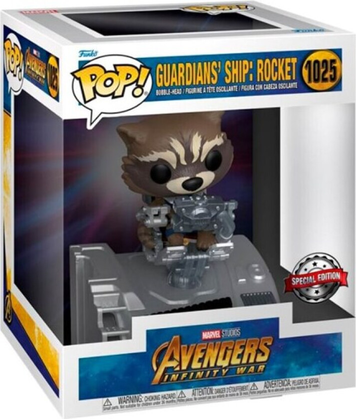 - POP Deluxe Excl Marvel GOTG Ship Rocket - Figur