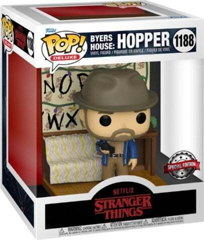 - POP Deluxe Excl Stranger Things Hopper - Figur