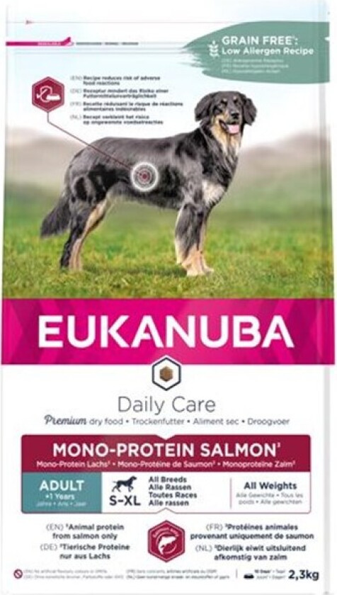 Eukanuba Dog Adult Daily Care Mono-Protein Salmon (2,3 kg)