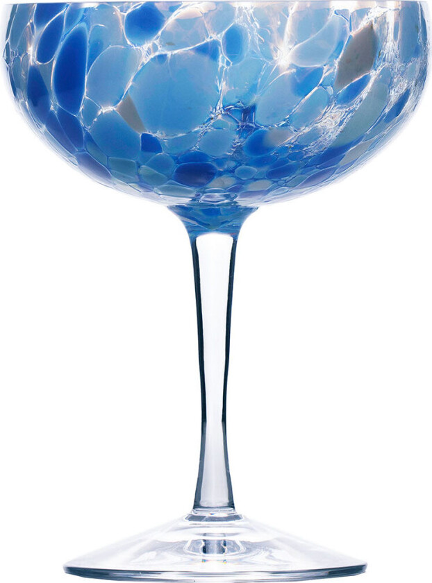 Magnor - Swirl Champagneglass, Blå