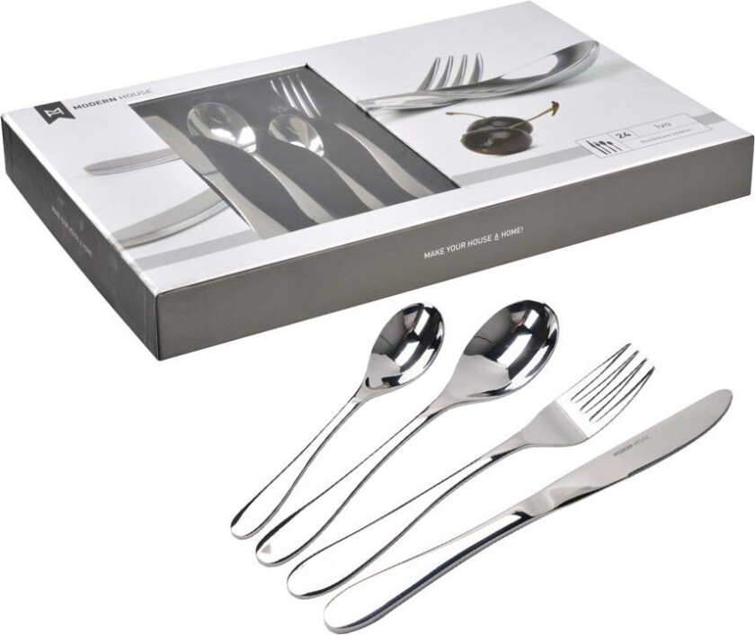 Modern House - Bestikksett Ivo 24 Deler