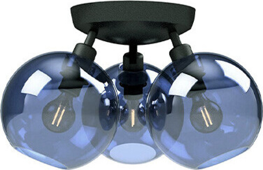 - Gloria Taklampe Ø33 Black/Blue