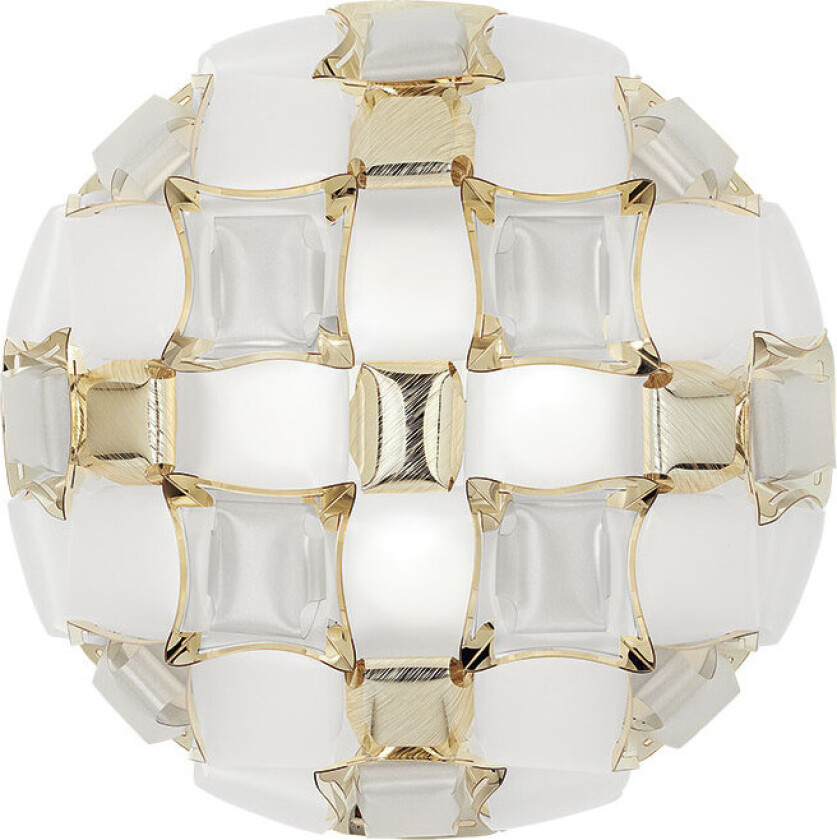 - Mida Taklampe/Vegglampe Medium White/Gold