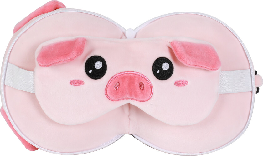 - Pillow with Sleep Mask - Piggy (XL2533)