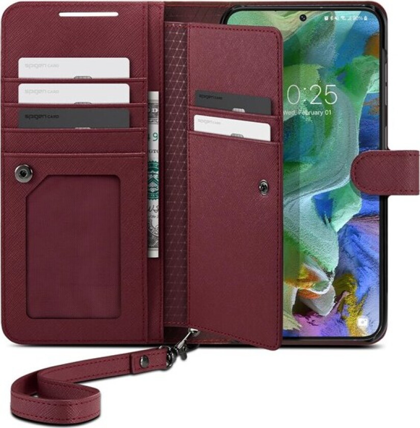 Spigen Galaxy S23 Plus Etui Burgundy