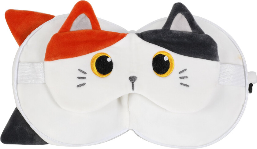 - Pillow with Sleep Mask - Orange Cat (XL2528)