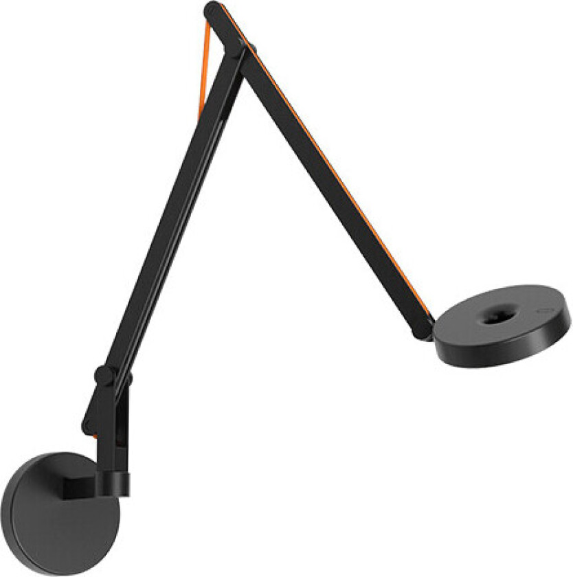 - String W2 Mini Vegglampe DTW Matt Black/Orange