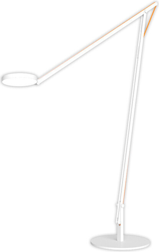 - String XL Gulvlampe Matt White/Orange