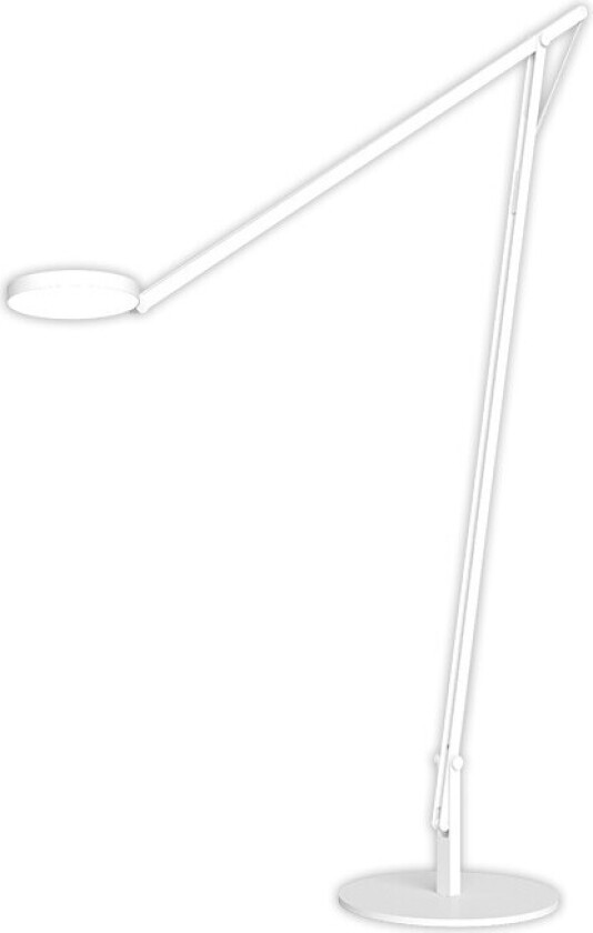 - String XL Gulvlampe Matt White/Silver