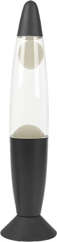 - Color-changing LED Lava Lamp - Black Base and White Wax (XL2678)