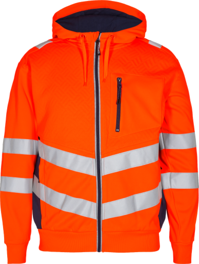 TRØJE 8025-241 OR./BLÅ 6XL