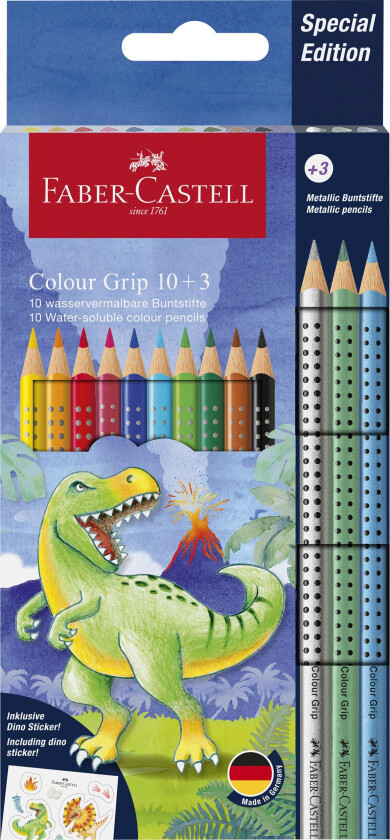 Bilde av - CP Colour Grip dinosaurus 10+3 (201545)