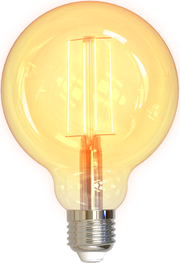 Led-Lys Glødetråd E27 Wifi 5.5w G95, Dimbar