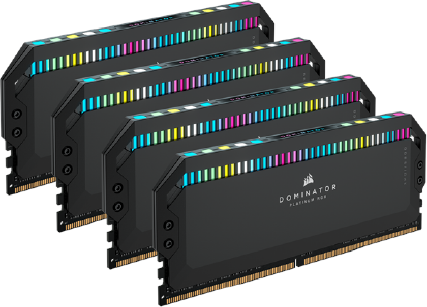 Corsair Dominator Platinum Rgb 64gb 4x16 Ddr5 5600mhz Black 64gb 5,600mhz Cl36 Ddr5 Sdram Dimm 288-pin