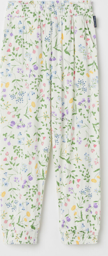 Bukse med lommer blomster barneklaer